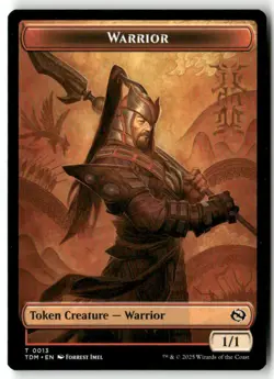 Servo // Warrior Double-Sided Token 31 // 13 Magic: The Gathering NM - Image 1