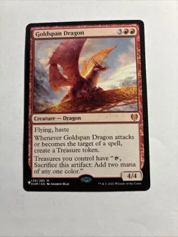 Goldspan Dragon - The List Reprints MTG Plus Bonus Rare!!! - Image 1