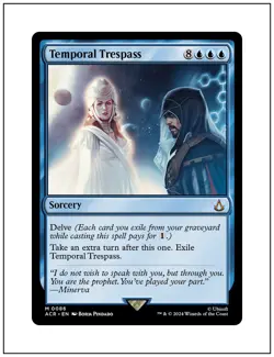 Temporal Trespass, Assassin's Creed, Magic MTG NM - Image 1