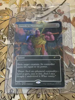 Swords to Plowshares P0001 Magic The Gathering Promo PSA Magazine 2026 SEALED - Image 1