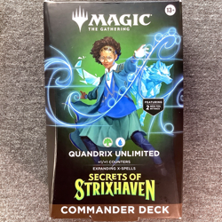 MTG Secrets Of Strixhaven Quandrix Unlimited Commander Deck New/Sealed - Image 1