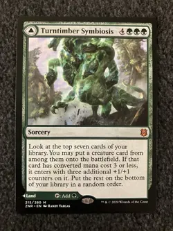 Magic The Gathering MTG - Turntimber Symbiosis - Zendikar Rising - Image 1