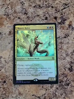 Mantis Rider FOIL Khans of Tarkir NM White Blue Red Rare Unplayed Commander EDH - Image 2