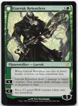 Garruk Relentless *Foil* ISD 181 NM - Image 1