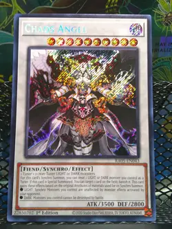 Chaos Angel RA05-EN043 1st ED Secret Yu-Gi-Oh! TCG NM - Image 1