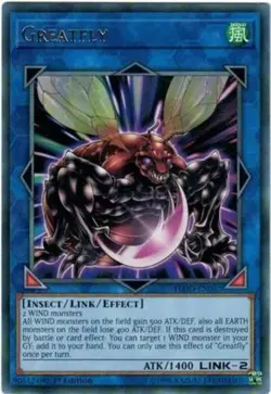 Greatfly - FLOD-EN052 - Rare - 1st Edition NM Yugioh Flames of Destruction - FLO - Image 1