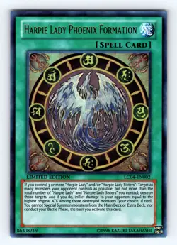 Yugioh Harpie Lady Phoenix Formation LC04-EN002 Ultra Rare - NM 💎 - Image 1