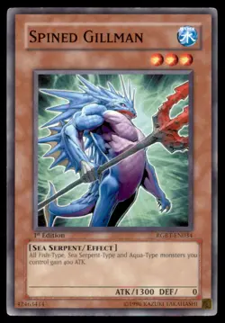 Yu Gi Oh! Spined Gillman RGBT EN034 RGBT 1st Edition Regular - Image 1
