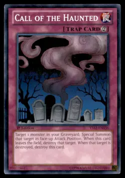 Yu Gi Oh! Call of the Haunted YS12 EN036 YS12 1st Edition Regular - Image 1
