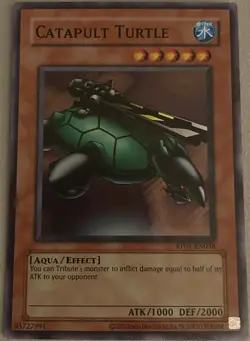 Yu-Gi-Oh! TCG Catapult Turtle Retro Pack RP01-EN038 Unlimited Super Rare - Image 1