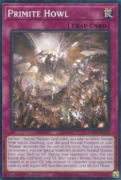 Yugioh - Primite Howl - MP25-EN429 - Common - NM/M - Image 1