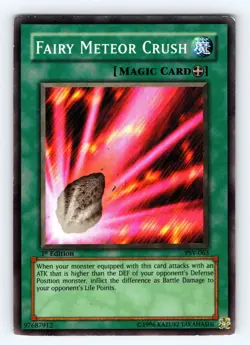 Yugioh Fairy Meteor Crush PSV-063 1st Edition Super Rare - HP 💎 - Image 1