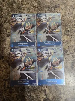 One Piece TCG 4x Trafalgar Law P-009 2023 Championship Promos *SHIPS NOW* - Image 1
