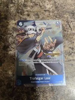 One Piece TCG 4x Trafalgar Law P-009 2023 Championship Promos *SHIPS NOW* - Image 4