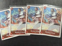 Bandai One Piece Monkey D. Garp OP13-016 Strike Regular English Lot of 4 - Image 1