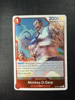 Bandai One Piece Monkey D. Garp OP13-016 Strike Regular English Lot of 4 - Image 3