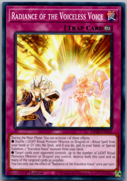 Yugioh - Radiance of the Voiceless Voice - MP25-EN324 - Common - NM/M - Image 1