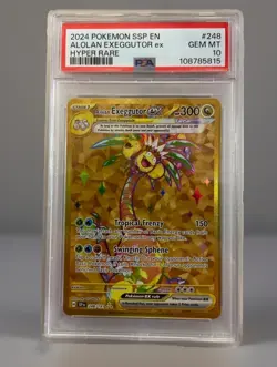 PSA 10 GEM MINT Alolan Exeggutor ex 248/191 Surging Sparks Pokemon Card - Image 1