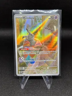 Mimikyu SVP075 SVP 075 - Pokemon Scarlet & Violet Promo Ultra Rare Holo Card NM - Image 1