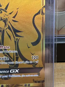 Pokemon Solgaleo GX Black Star Promo Full Art Holo Card SM104a - Image 5