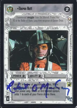 Star Wars CCG - Robert O‘Mahoney (Theron Nett) - autograph / signed card - Image 1