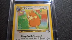 💎CGC 9 💎 MINT 2001 Raticate Pokemon Southern Islands promo Vintage card 6/18 - Image 3