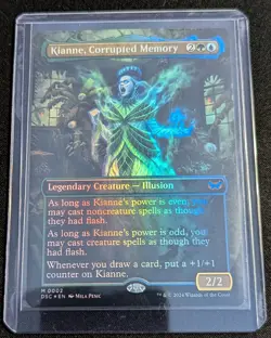 MTG - Kianne, Corrupted Memory BORDERLESS FOIL - Commander: Duskmourn - Image 2