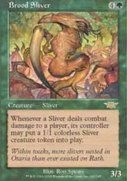 Brood Sliver - Foil LP, English MTG Legions - Image 1