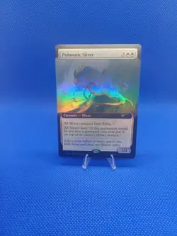 1x Pulmonic Sliver BORDERLESS FOIL x 1 Secret Lair MTG NM Mint Slivers Sliver - Image 1