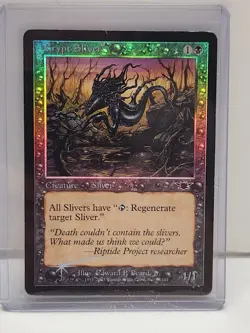 Magic the Gathering CRYPT SLIVER #63/145 FOIL Black Common 2003 - Image 1