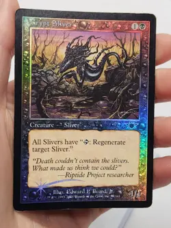 Magic the Gathering CRYPT SLIVER #63/145 FOIL Black Common 2003 - Image 2