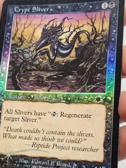 Magic the Gathering CRYPT SLIVER #63/145 FOIL Black Common 2003 - Image 3