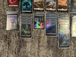 MTG Magic The Gathering EDH Commander Full Art Land Lot Of 74 36 Regular 38 Foil - Image 4
