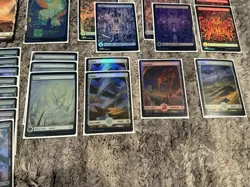 MTG Magic The Gathering EDH Commander Full Art Land Lot Of 74 36 Regular 38 Foil - Image 5
