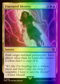 MTG Magic the Gathering Fractured Identity (236/1208) Doctor Who LP FOIL - Image 1