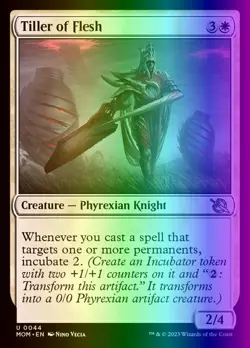 MTG Magic the Gathering Tiller of Flesh (44/548) March of the Machine LP FOIL - Image 1