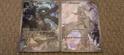 N's Zekrom And N's Reshiram Pokemon Card TGC: 031 Promo And 167/159 Come in case - Image 1
