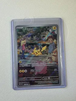 Pokemon Scarlet & Violet 151 Illustration Card Pikachu Rare 173/165 - Image 1
