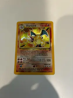 Charizard Holo Base Set 2 4/130 Vintage Pokemon Card - Clean LP/NM - Image 1