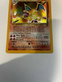Charizard Holo Base Set 2 4/130 Vintage Pokemon Card - Clean LP/NM - Image 3
