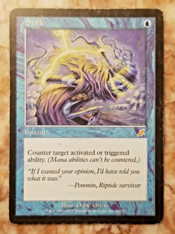 🌟 RARE INSTANT Stifle! 🌟 MTG Magic Scourge Vintage Blue Card / LP - Image 1