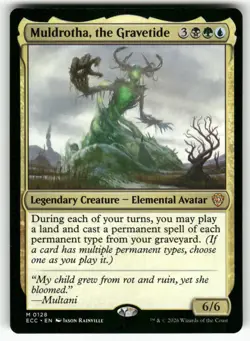 Muldrotha, the Gravetide M 128 Normal Commander: Lorwyn Eclipsed MTG - Image 1