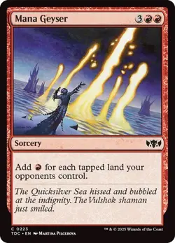 Mana Geyser 223 Non-Foil NM MTG Commander: Tarkir Dragonstorm Magic - Image 1