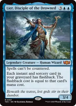 Lier, Disciple of the Drowned 157 Non-Foil NM MTG Commander: Tarkir Dragonstorm - Image 1