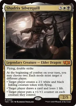 Shadrix Silverquill 302 Non-Foil NM MTG Commander: Tarkir Dragonstorm Magic - Image 1