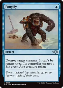 Pongify 160 Non-Foil NM MTG Commander: Tarkir Dragonstorm Magic - Image 1