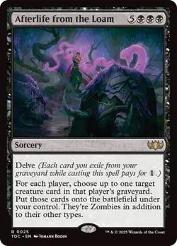 Afterlife from the Loam 25 Non-Foil NM MTG Commander: Tarkir Dragonstorm Magic - Image 1