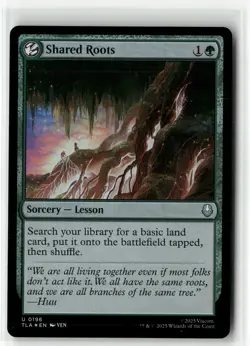 Shared Roots U 196 Foil MTG TLA Magic - Image 1
