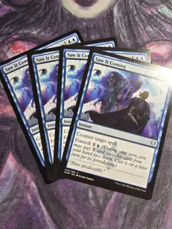 x4 Saw It Coming MTG Kaldheim U M/NM, English - Image 1