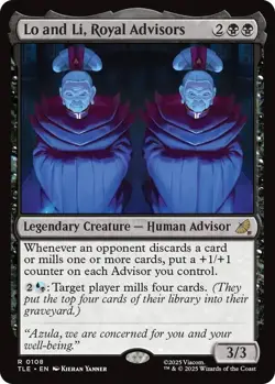 Lo and Li, Royal Advisors R 108 Non-Foil MTG TLE Magic - Image 1